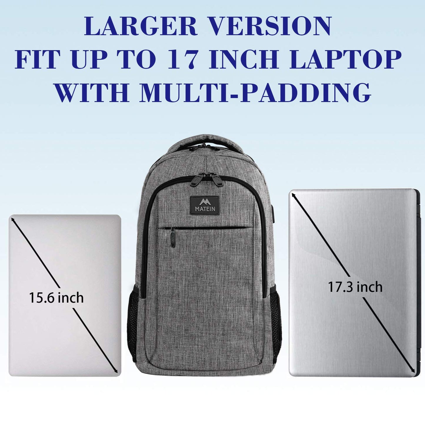 MATEIN SleekGuard Laptop Backpack with USB Port