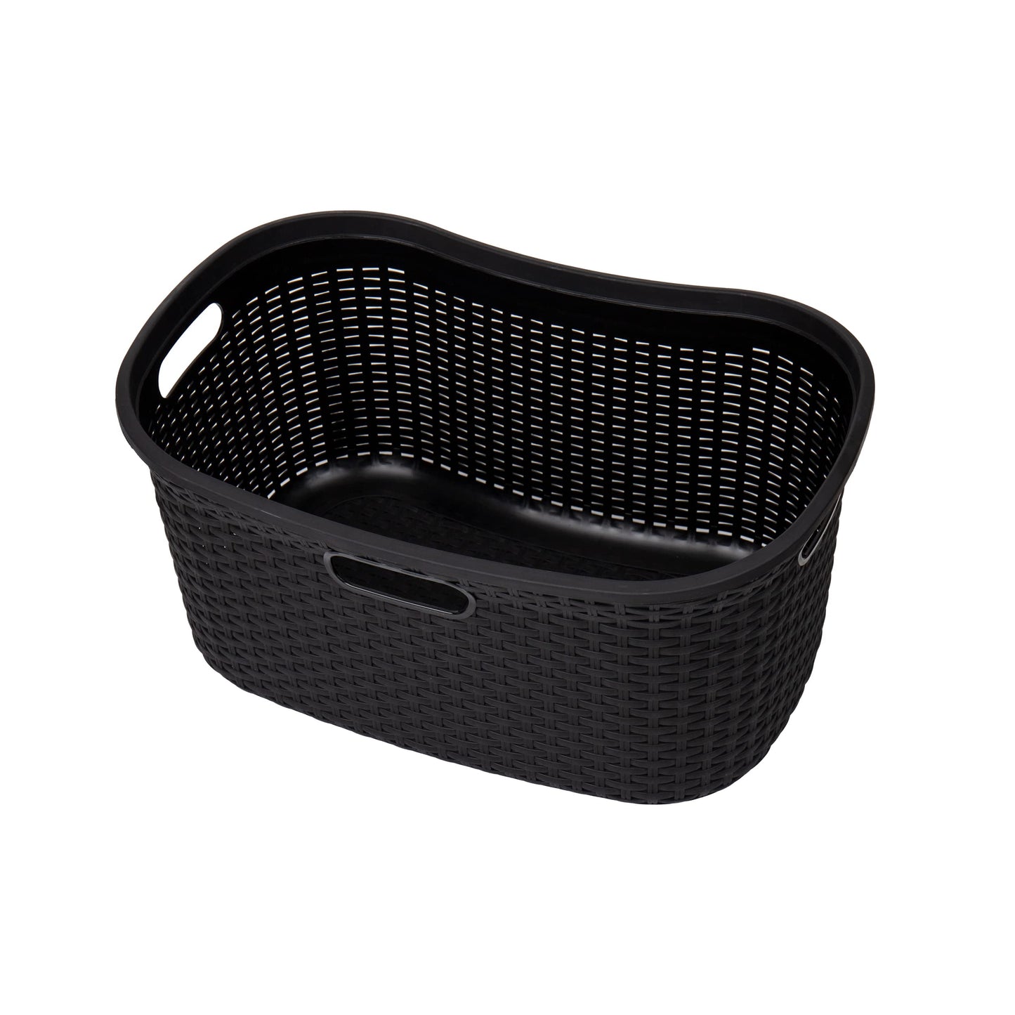 Ivory Wicker Mind Reader 40L Laundry Basket