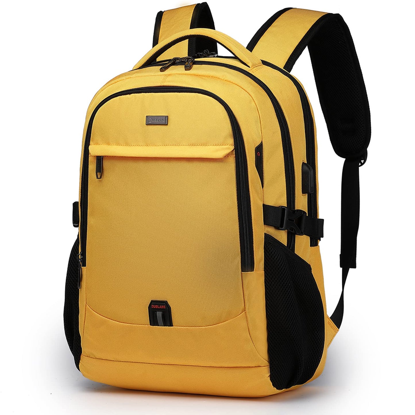 DUSLANG Travel Laptop Backpack with USB Port - Black