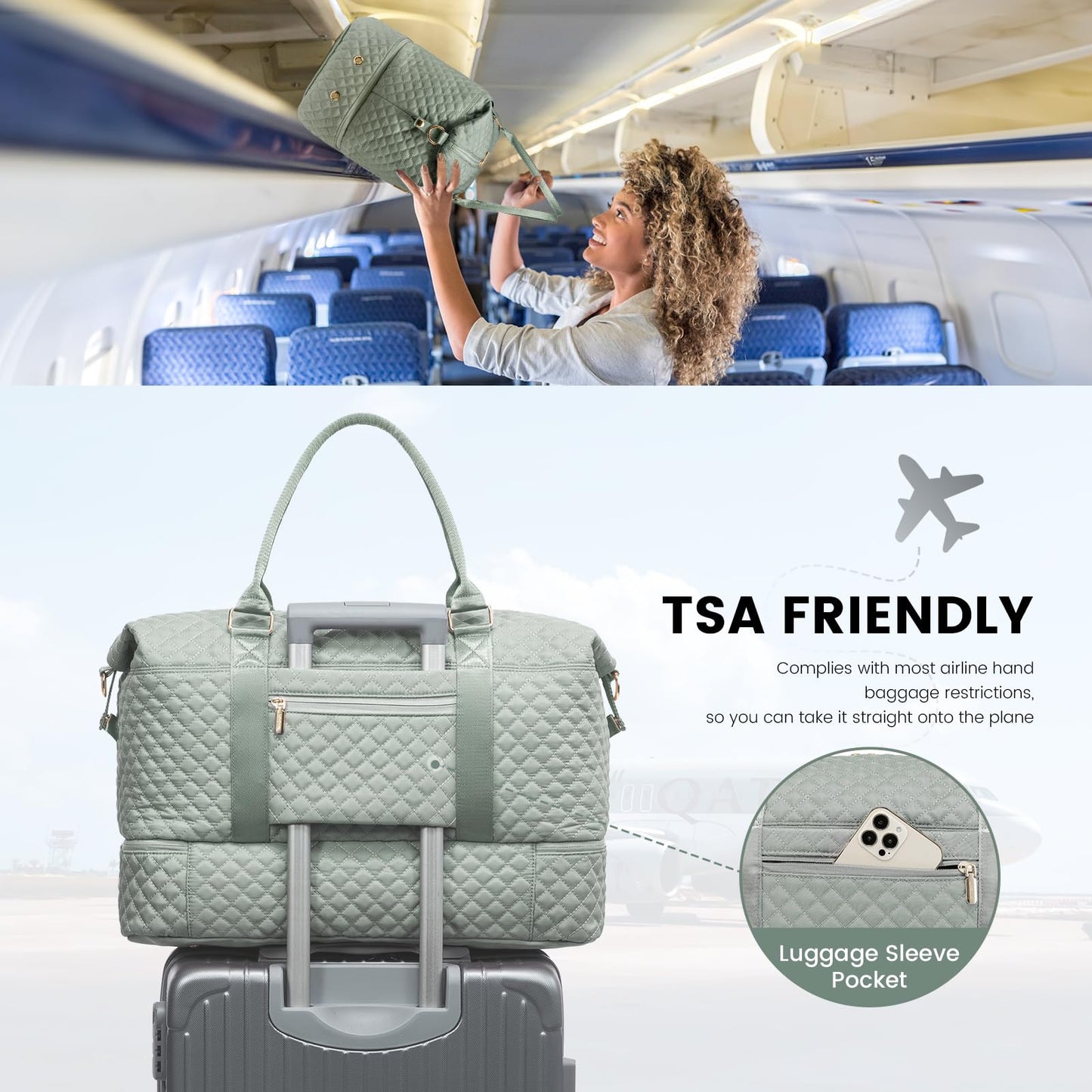 LOVEVOOK All-in-One Duffle: Travel & Gym Ready