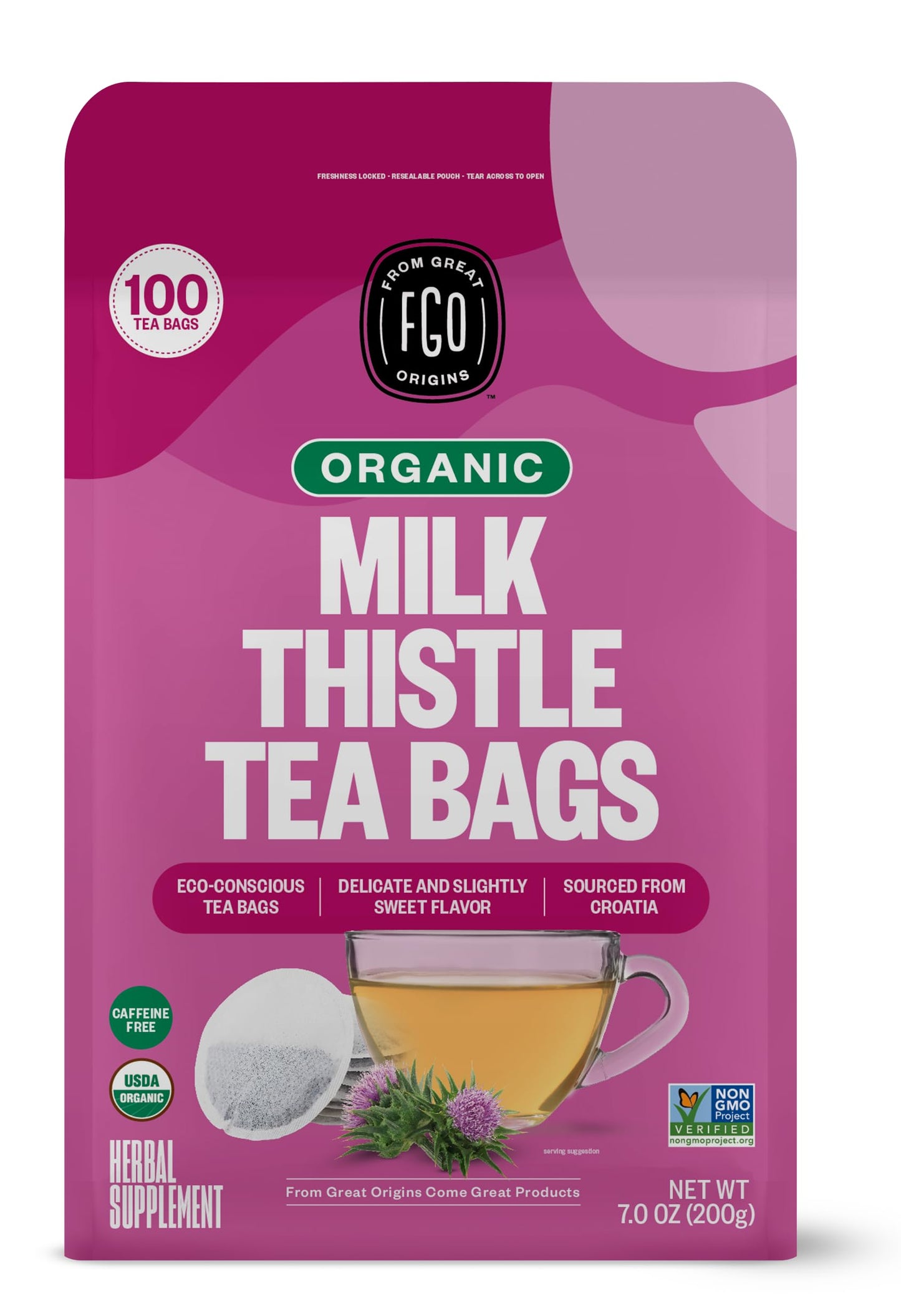 ElderZen Organic Tea - Caffeine-Free Eco Bags