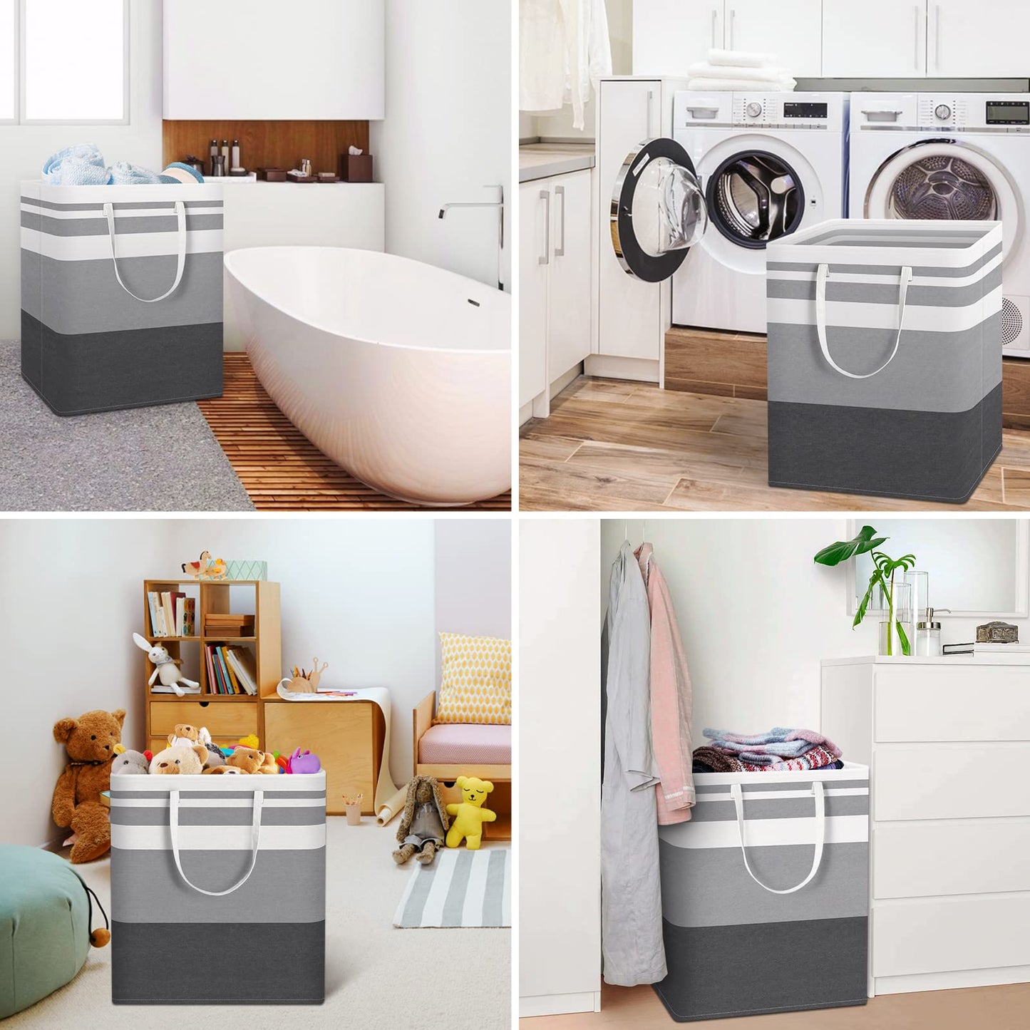 HomeHacks Duo Waterproof Laundry Baskets