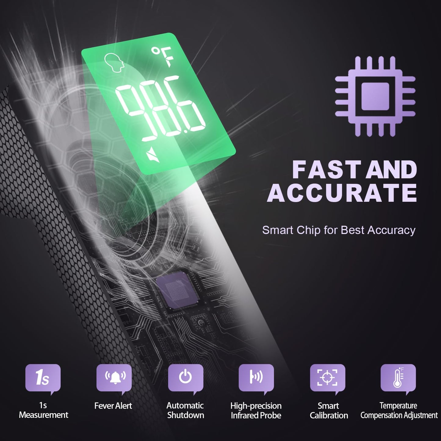 SmartScan No-Touch Thermometer: Family & Fever Care