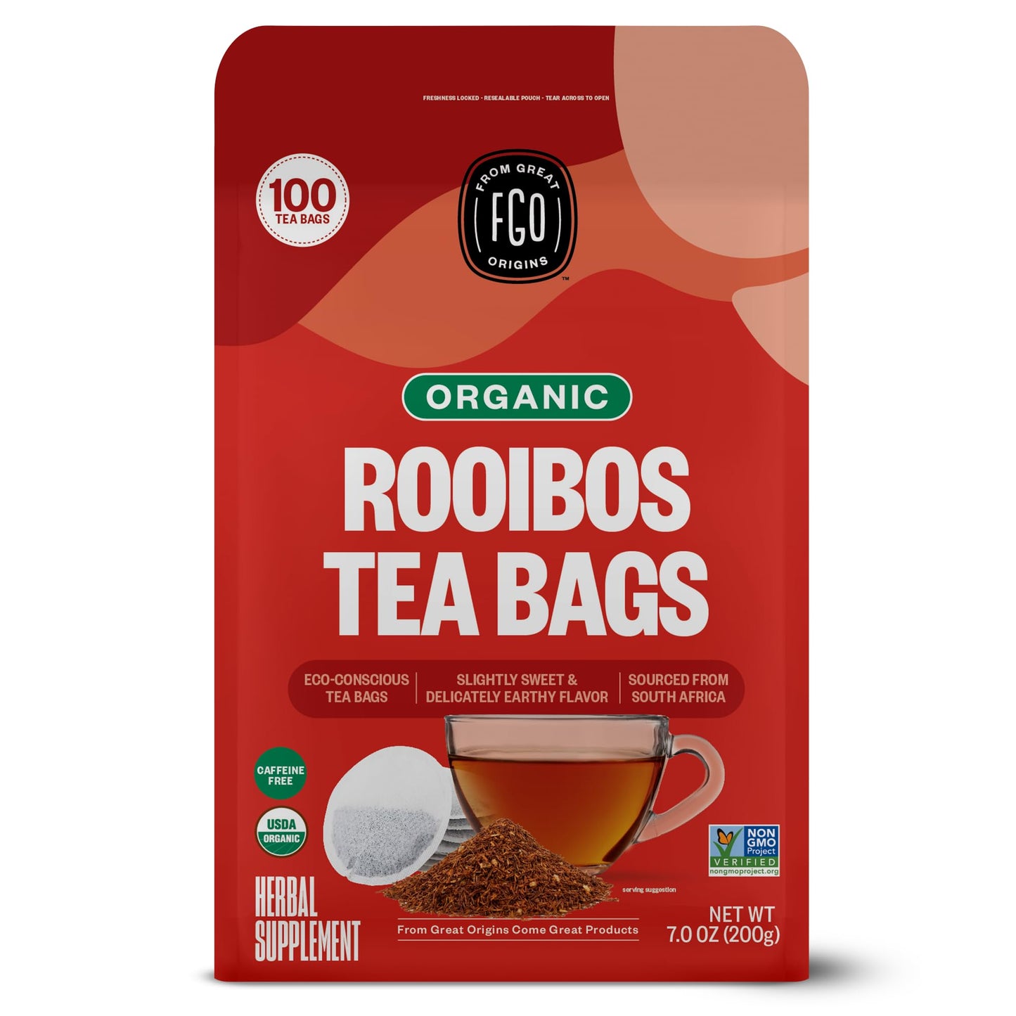 ElderZen Organic Tea - Caffeine-Free Eco Bags