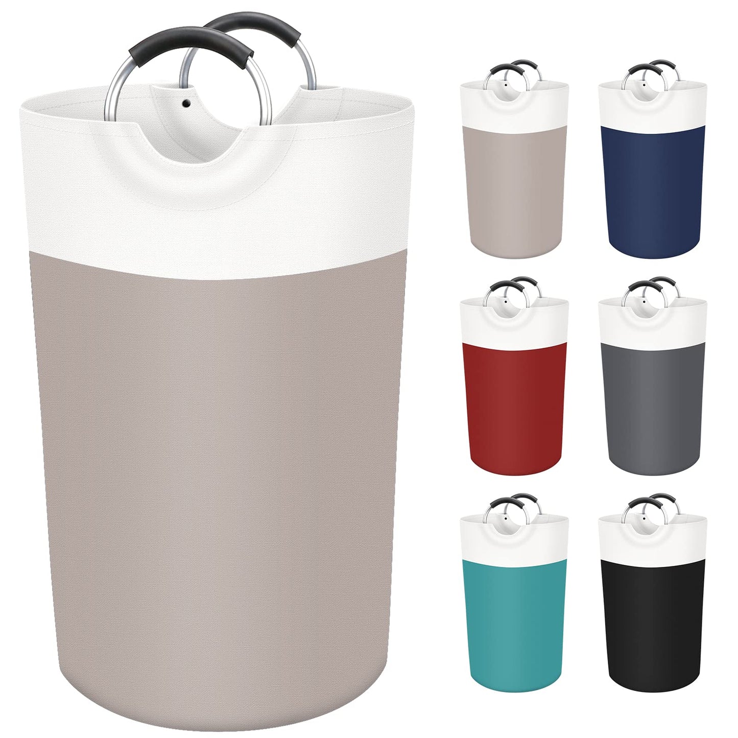 BlissTotes 90L Collapsible Laundry Hamper - Black