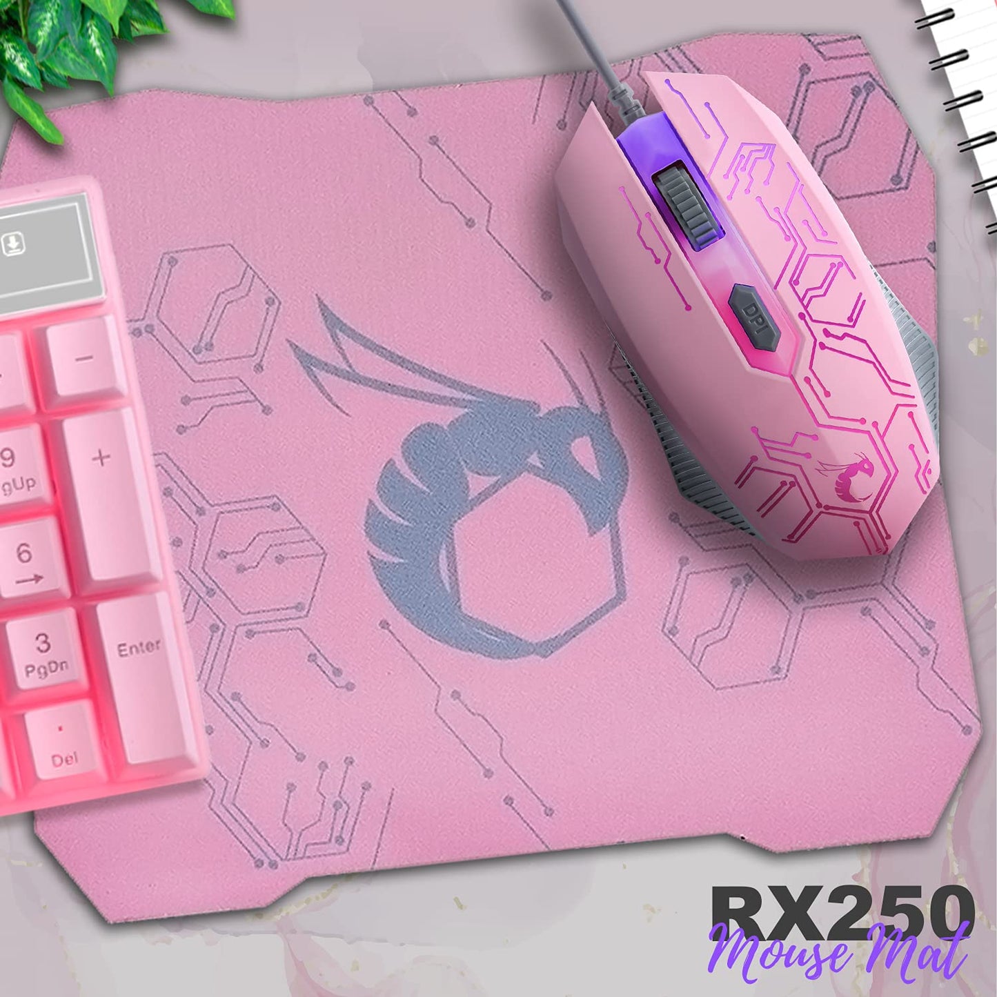 Hornet RX-250: 4-in-1 RGB Gaming Gear Bundle