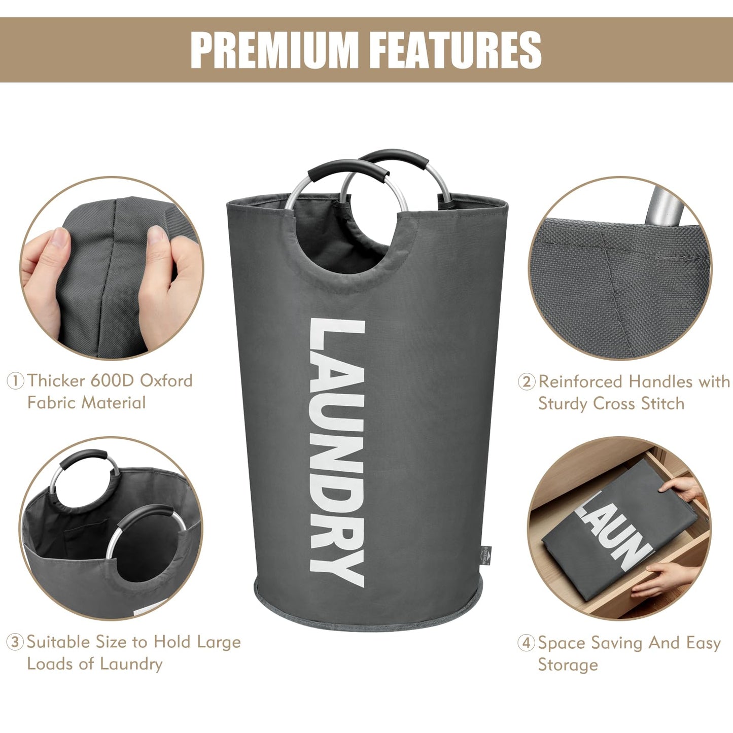 FoldAway Laundry Hamper