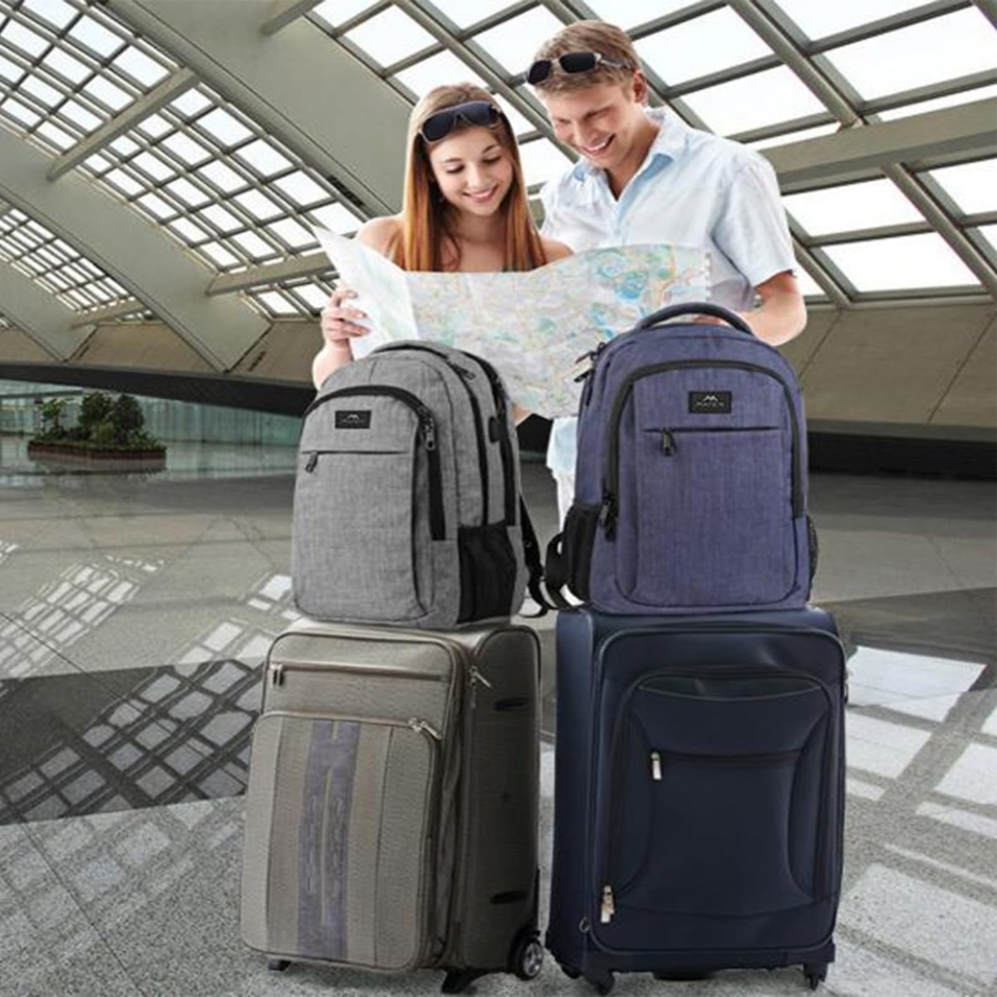 MATEIN SleekGuard Laptop Backpack with USB Port