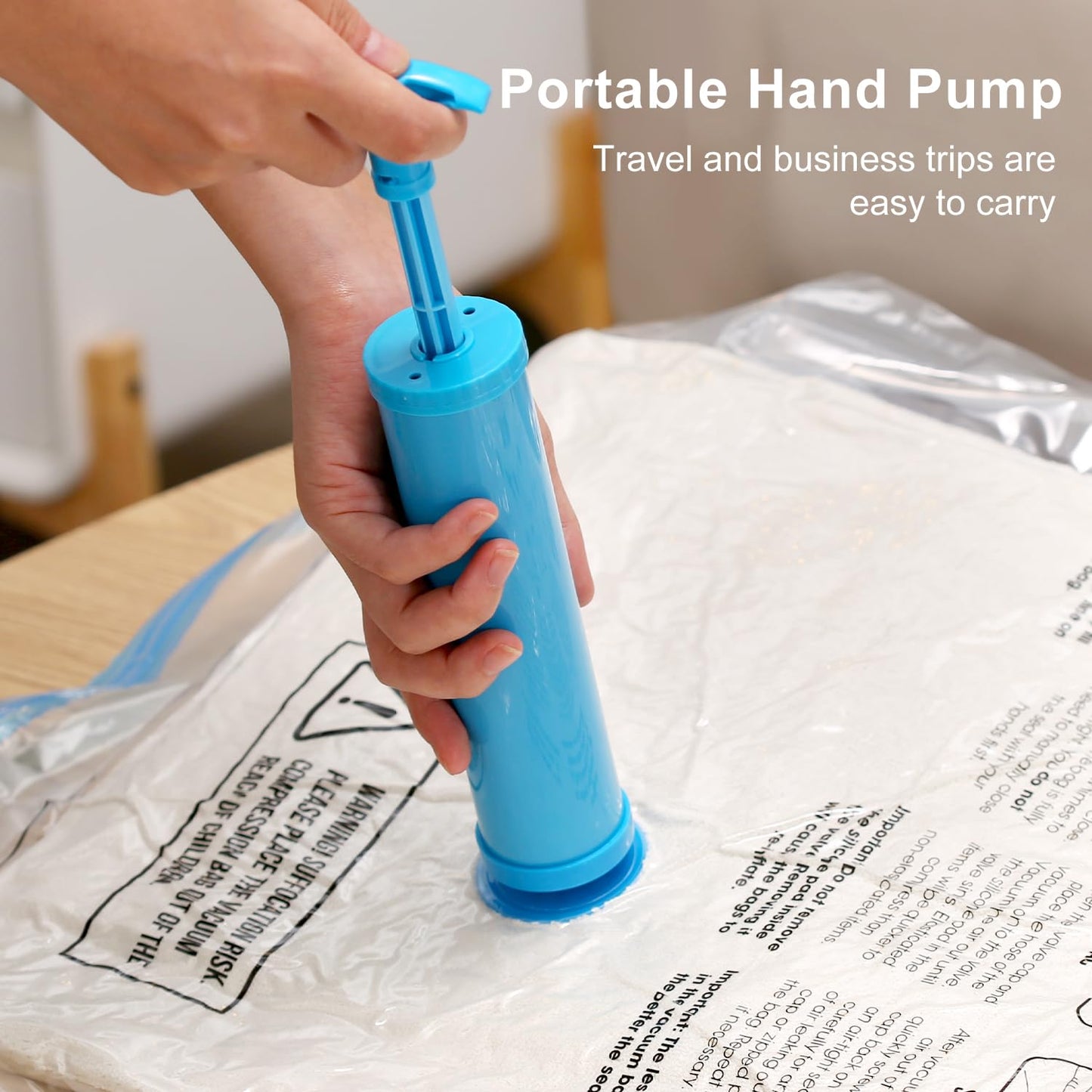 Vacuum Space Saver Bags - 6 Pack Travel Combo