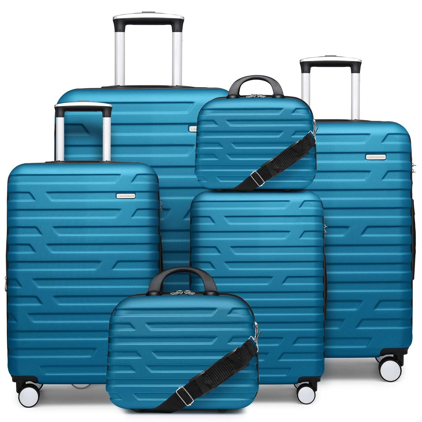 LAVENDER 6pc Hardside Spinner Luggage