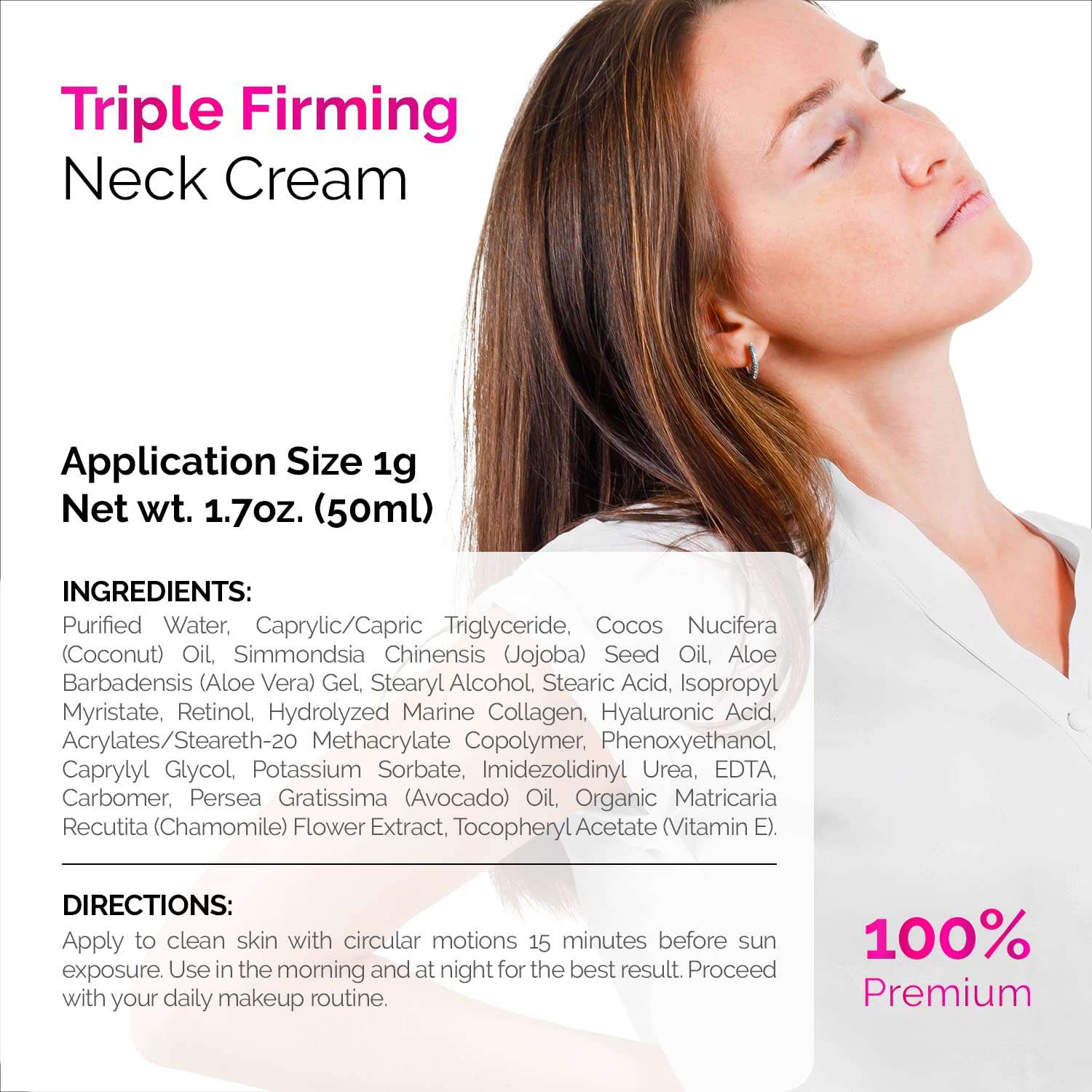 ActiveScience NeckLift Cream - Firm & Hydrate Formula