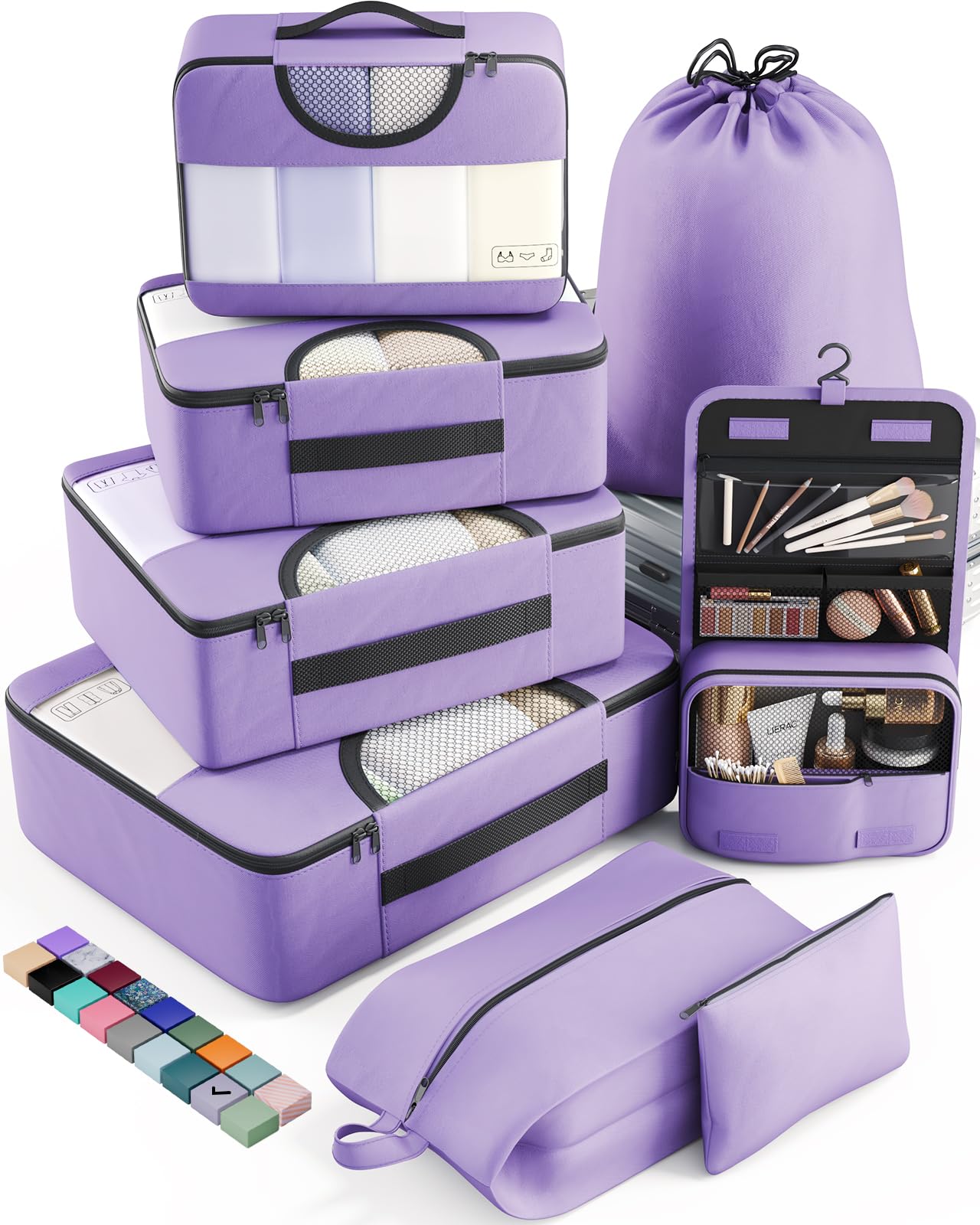 Veken Travel Cubes - 8 Piece Set