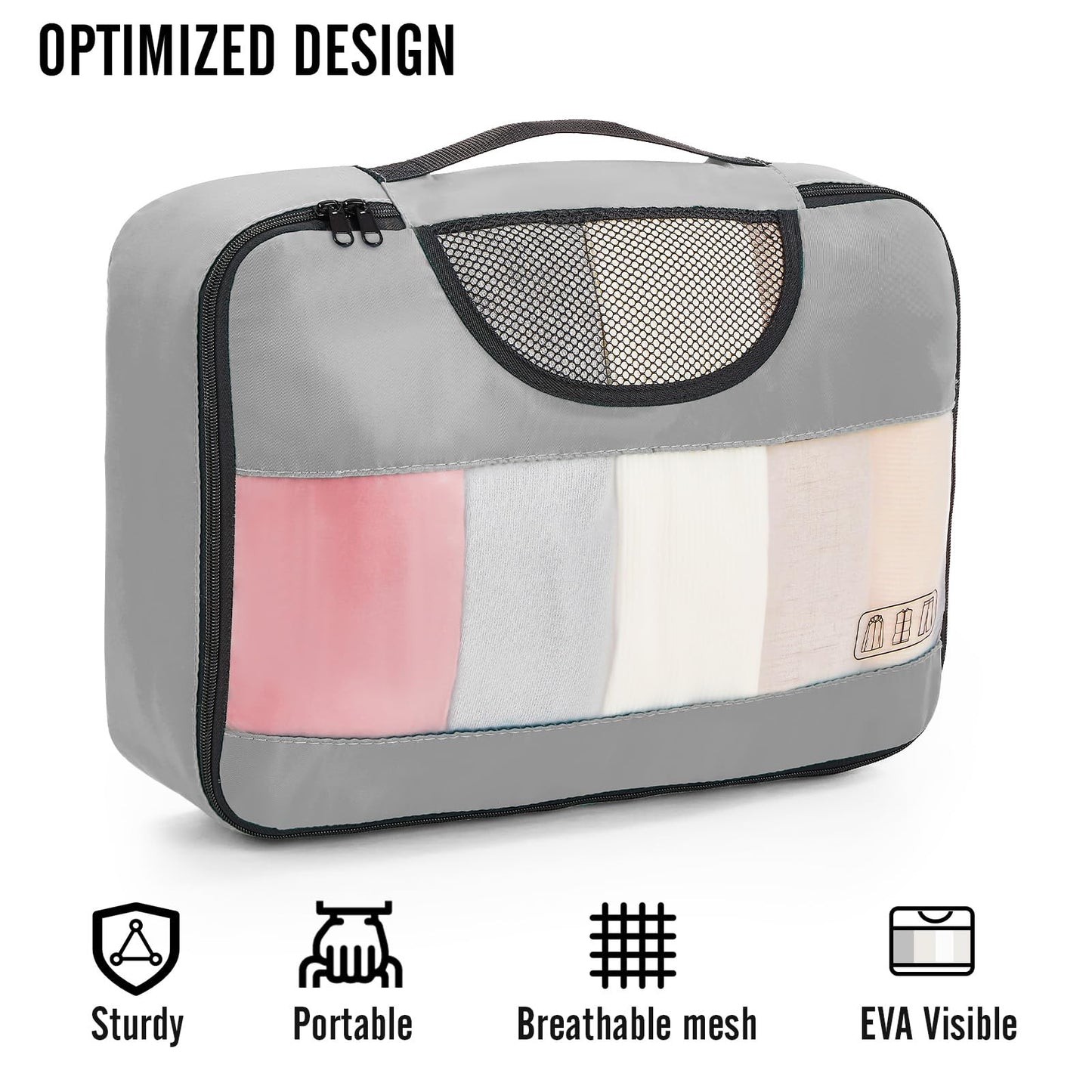 Veken Travel Cubes - 8 Piece Set