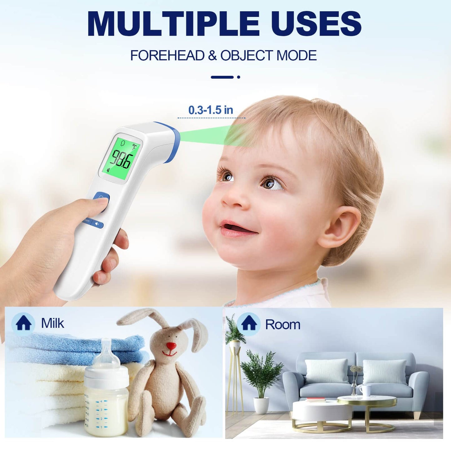 SmartScan No-Touch Thermometer: Family & Fever Care
