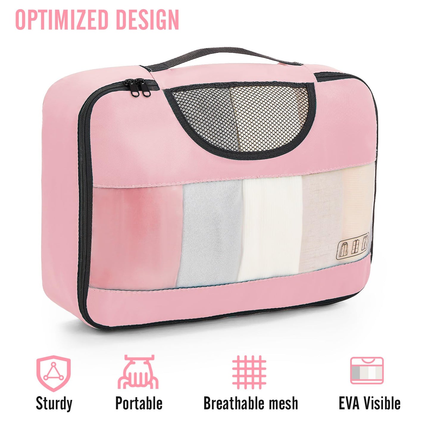 Veken Travel Cubes - 8 Piece Set