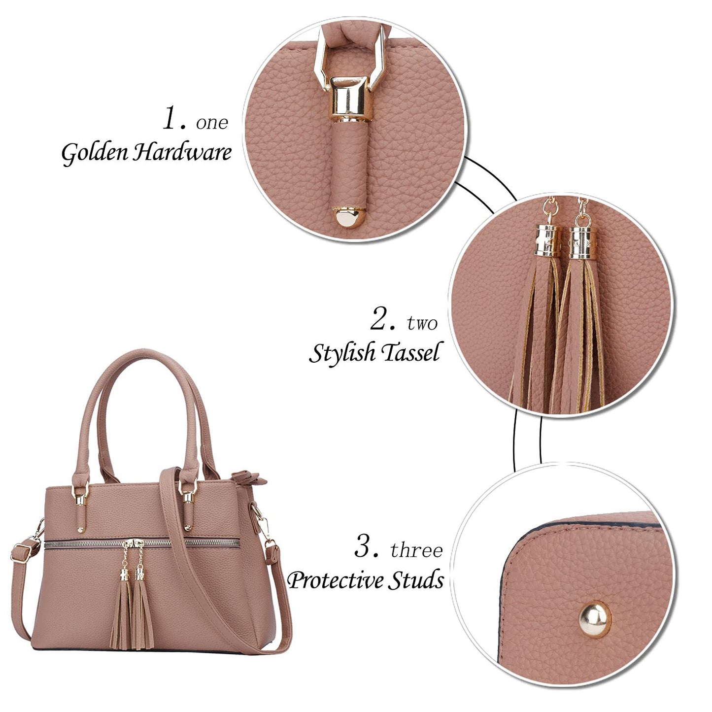 Luxe Leather Satchel & Crossbody Bags
