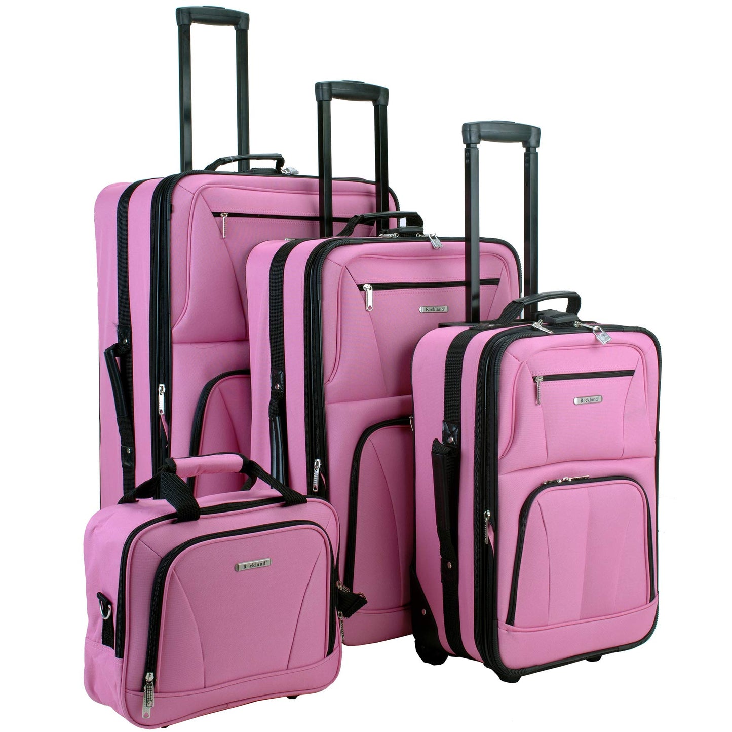 Charcoal Rockland Journey Expandable Luggage Set