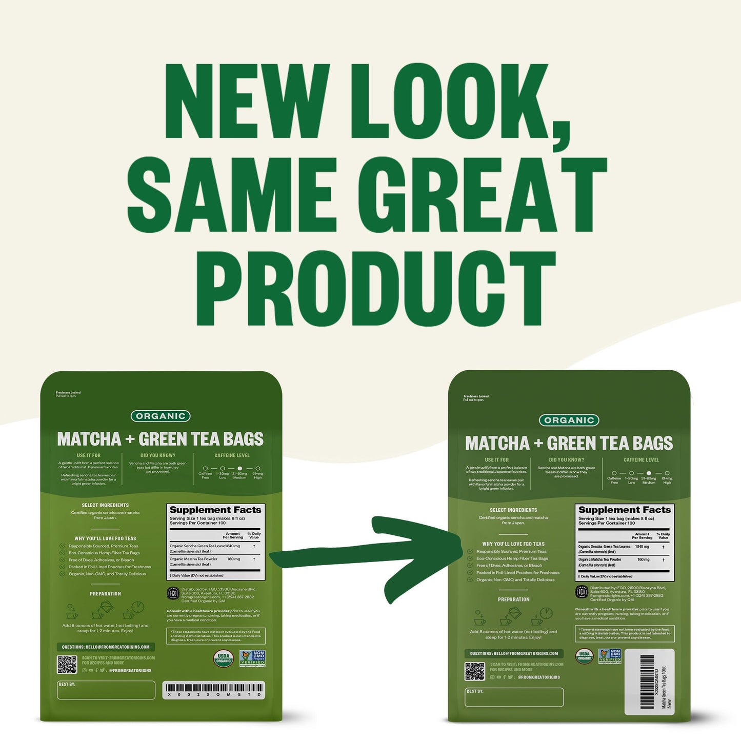 ElderZen Organic Tea - Caffeine-Free Eco Bags