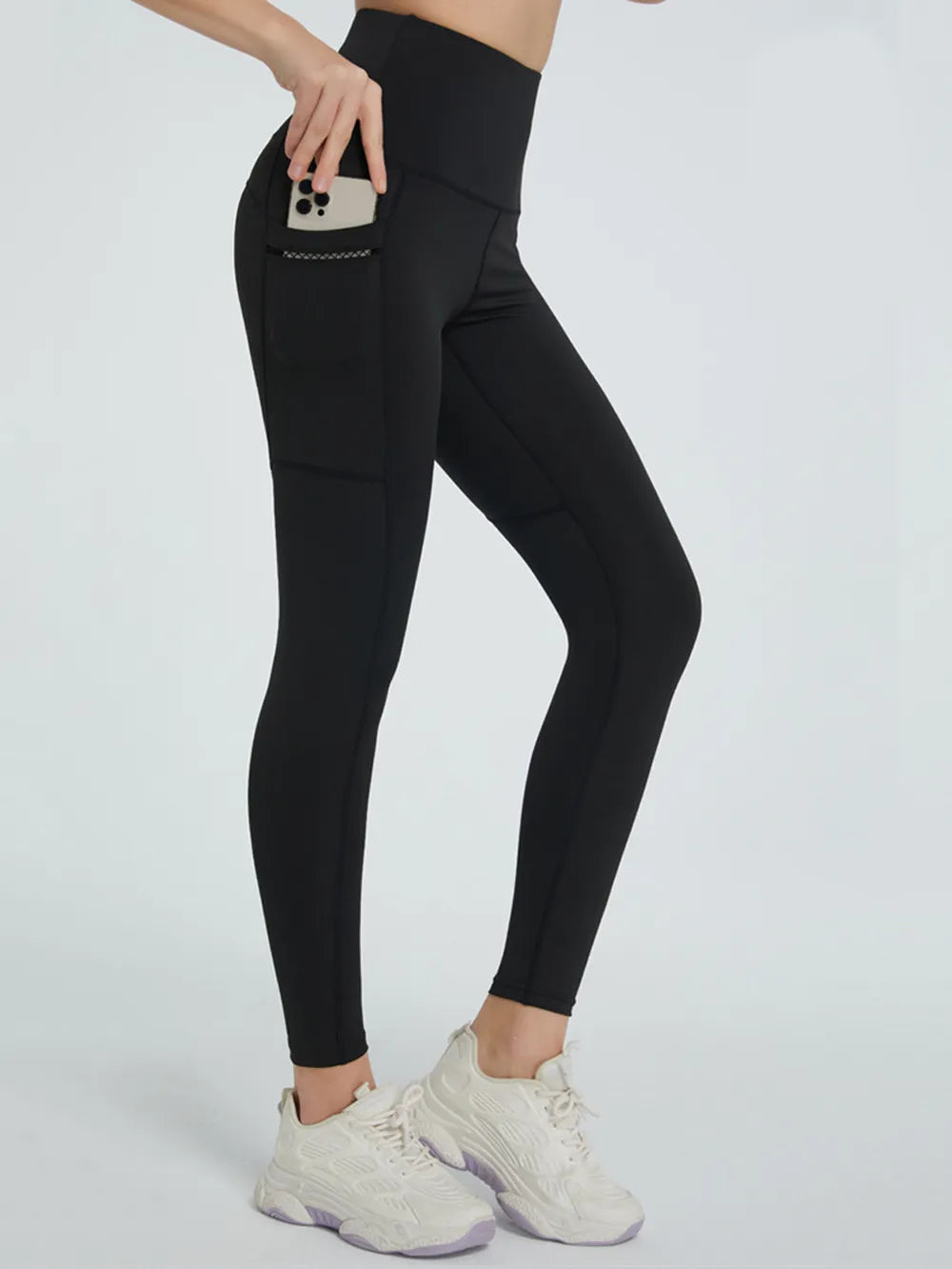 High Waist Active Leggings - Premium Leggings from Trendsi - Just $43.35! Shop now at Handbags Specialist Headquarter