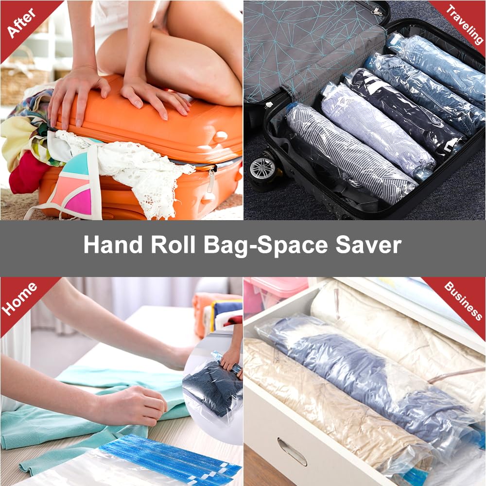 EasyPack 10-Count Compression Bags - Travel Must-Have