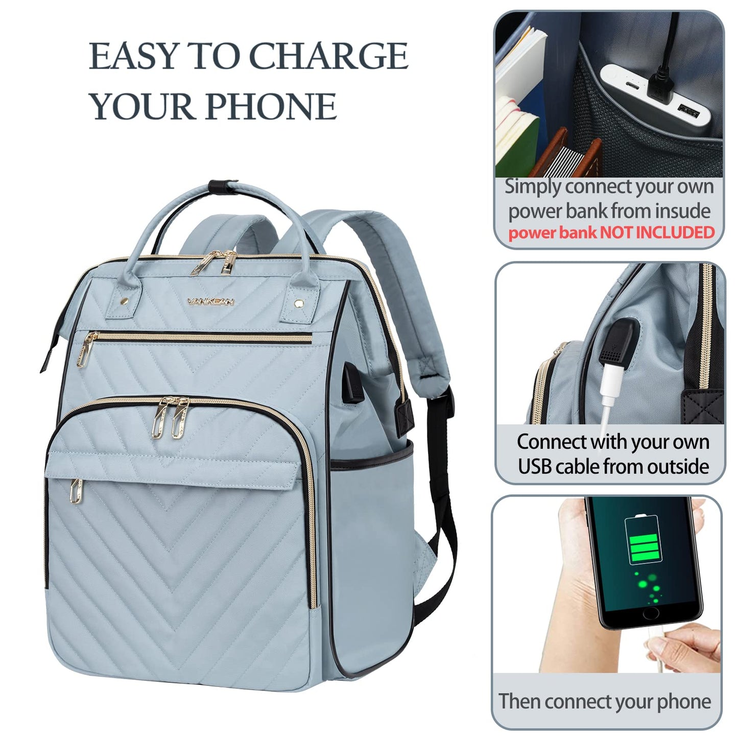 Vankean 17 Laptop Backpack