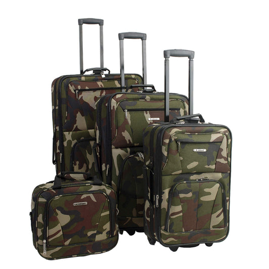 Charcoal Rockland Journey Expandable Luggage Set
