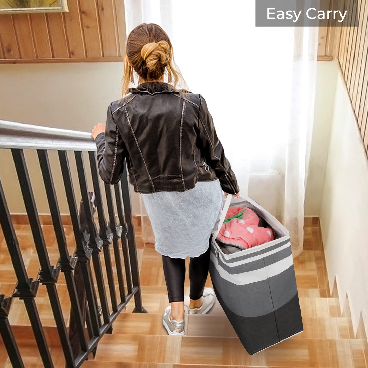 HomeHacks Duo Waterproof Laundry Baskets