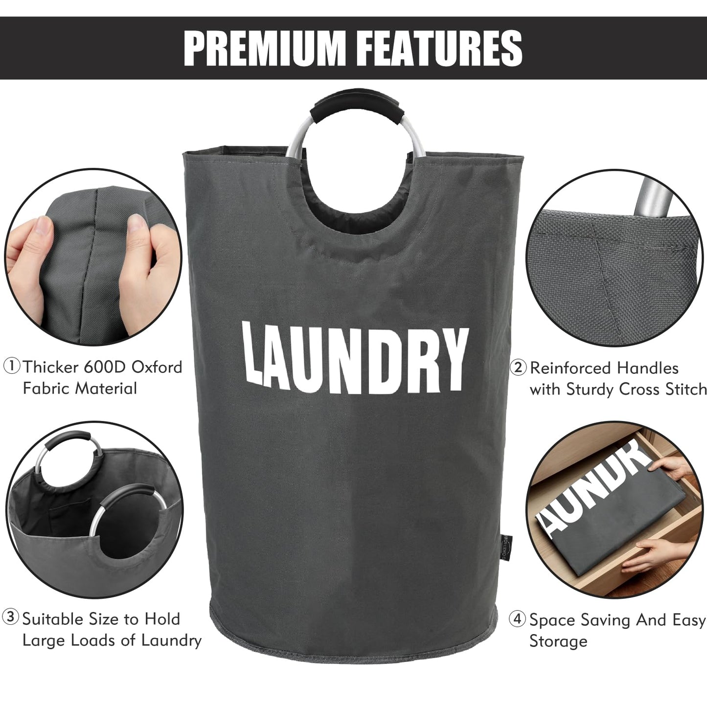 FoldAway Laundry Hamper