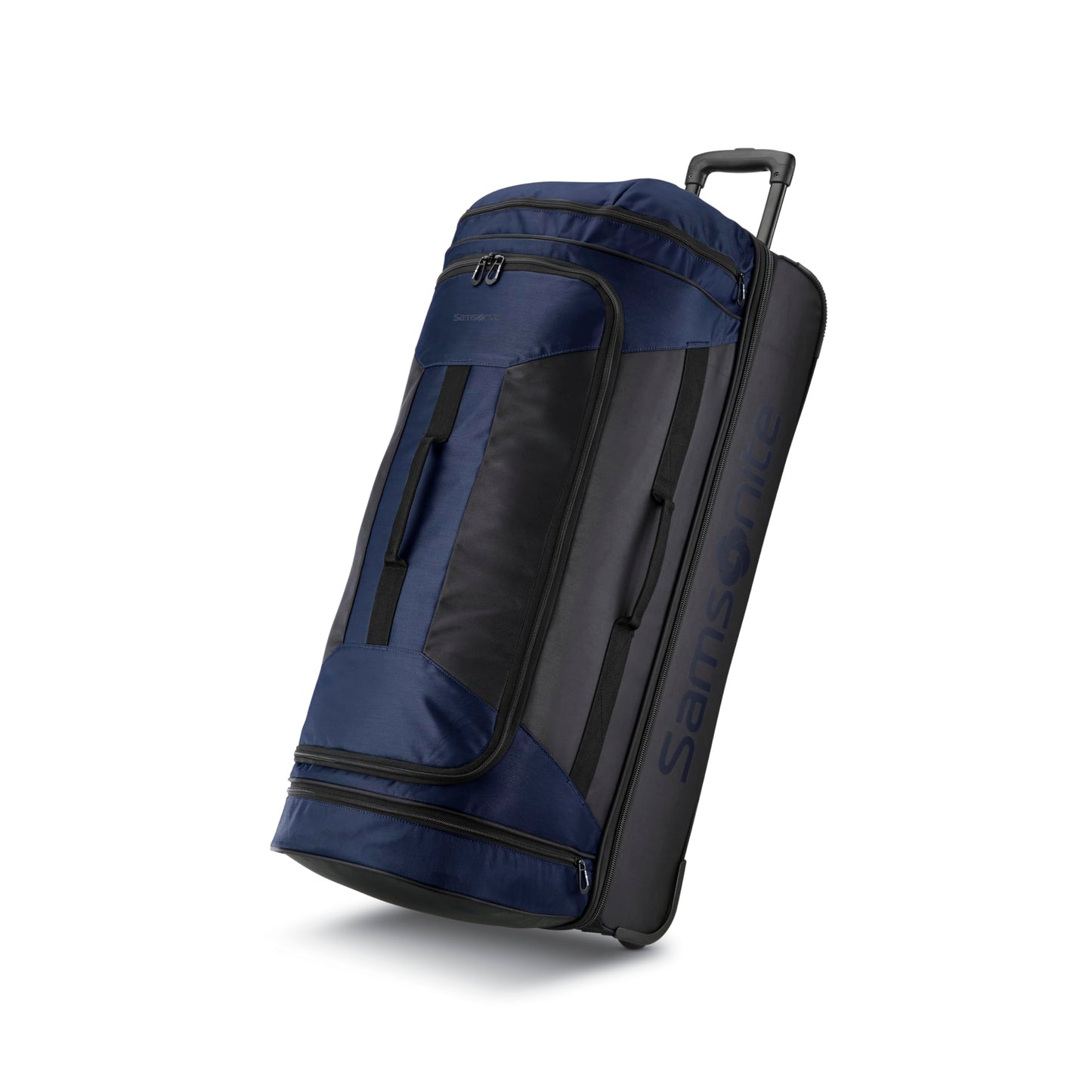 Andante 2 Rolling Duffel - 22 Sleek Black Travel Bag