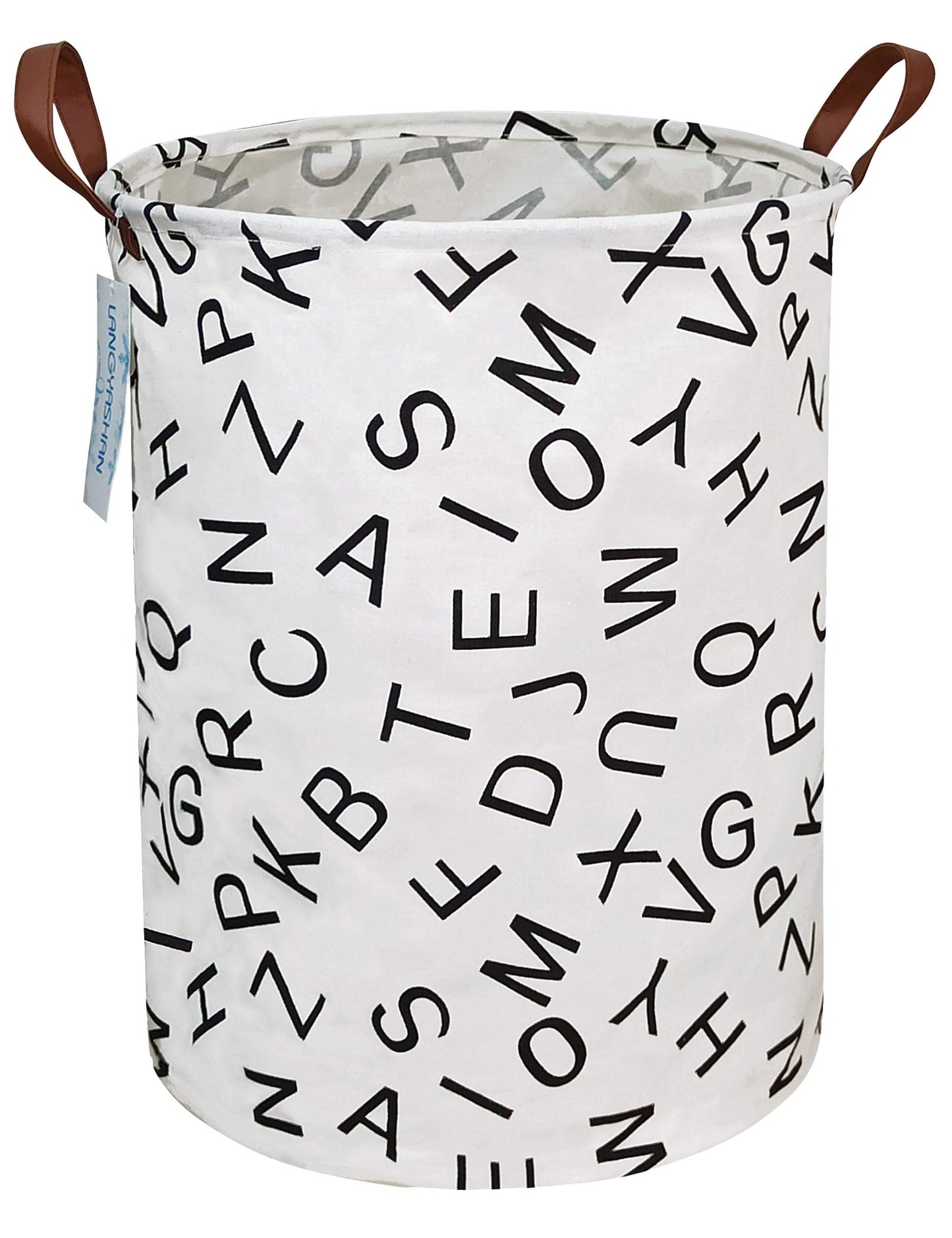 Collapsible Canvas Hamper by LANGYASHAN