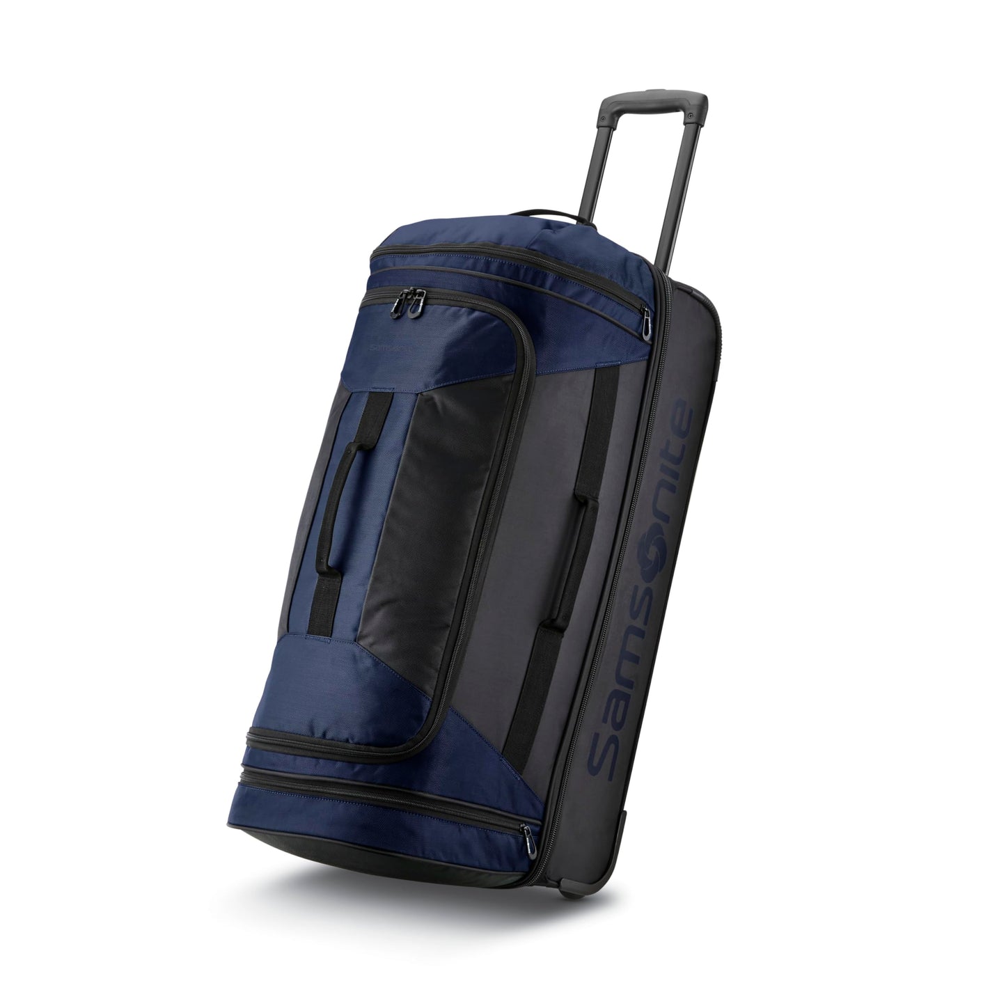 Andante 2 Rolling Duffel - 22 Sleek Black Travel Bag