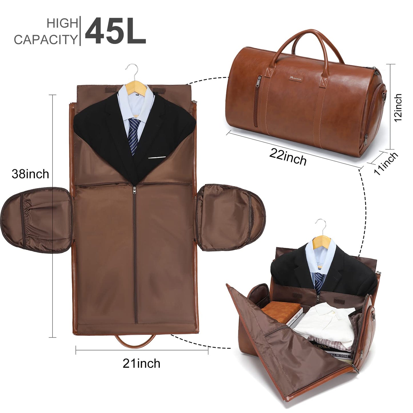 Modoker Travel Garment Bag - Versatile & Stylish