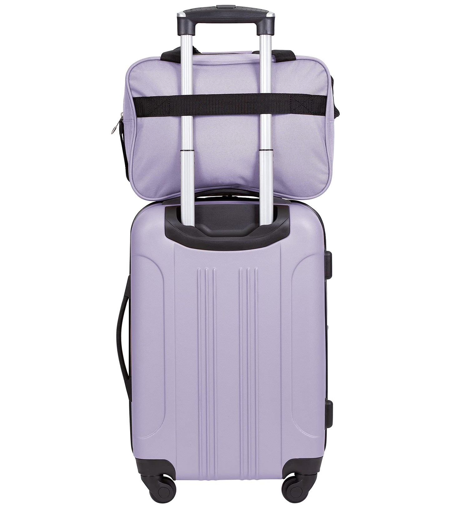 Rose Gold Hardside Luggage Set - 4-Piece Travel Kit