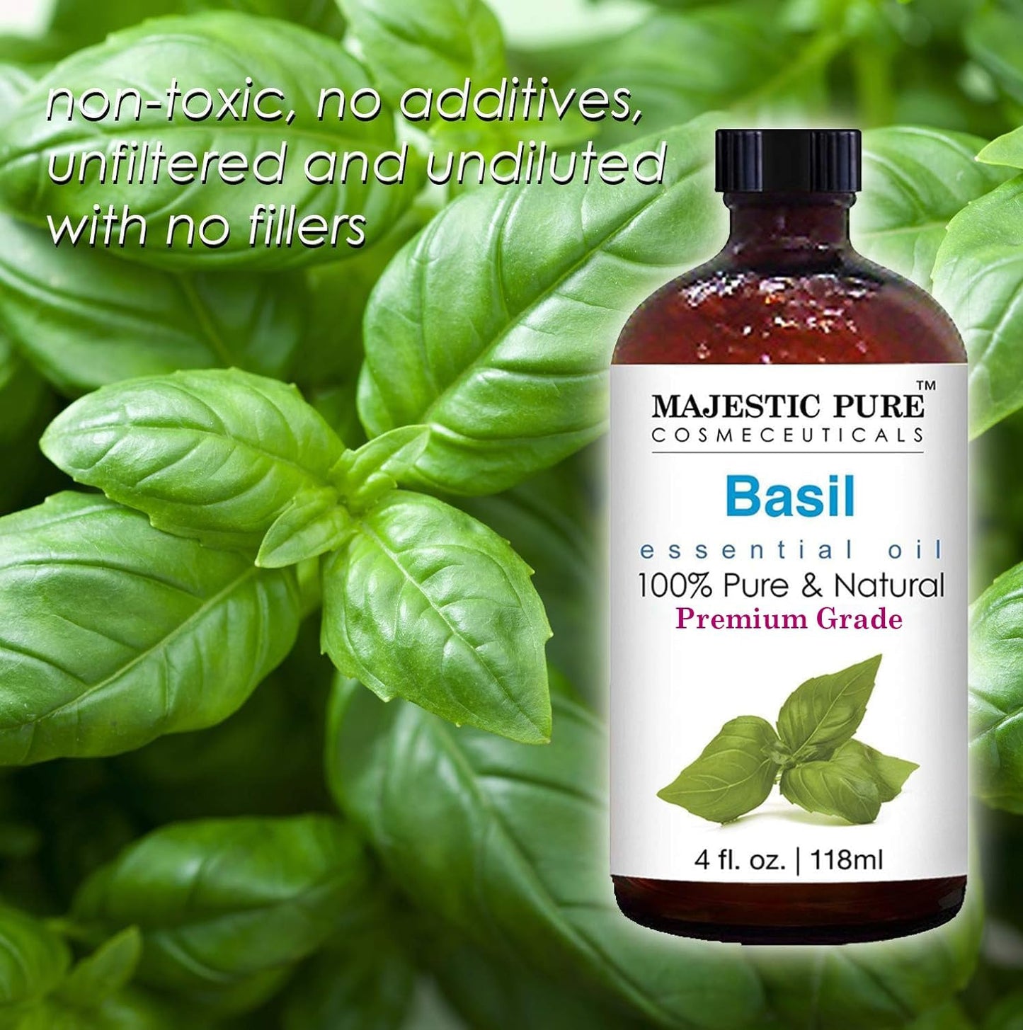 Majestic Pure Lavender Oil with Dropper 4oz