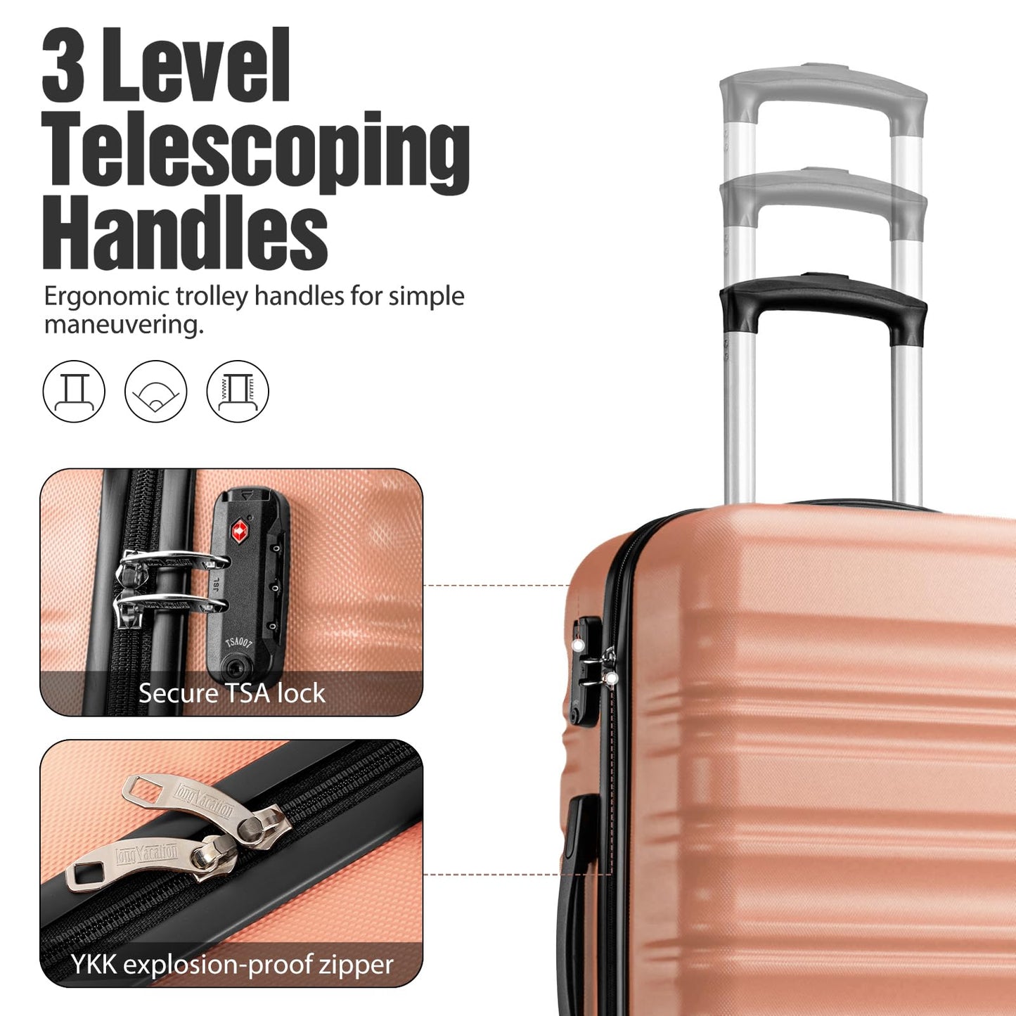 VoyagePro 6-Piece Hardshell Luggage Set