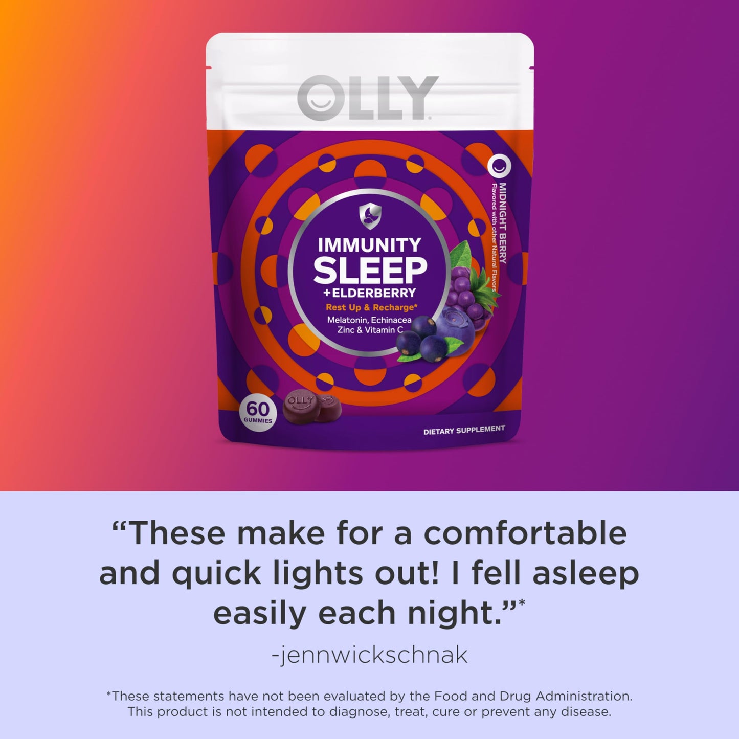 Berry Sleep & Immunity Boost Gummies