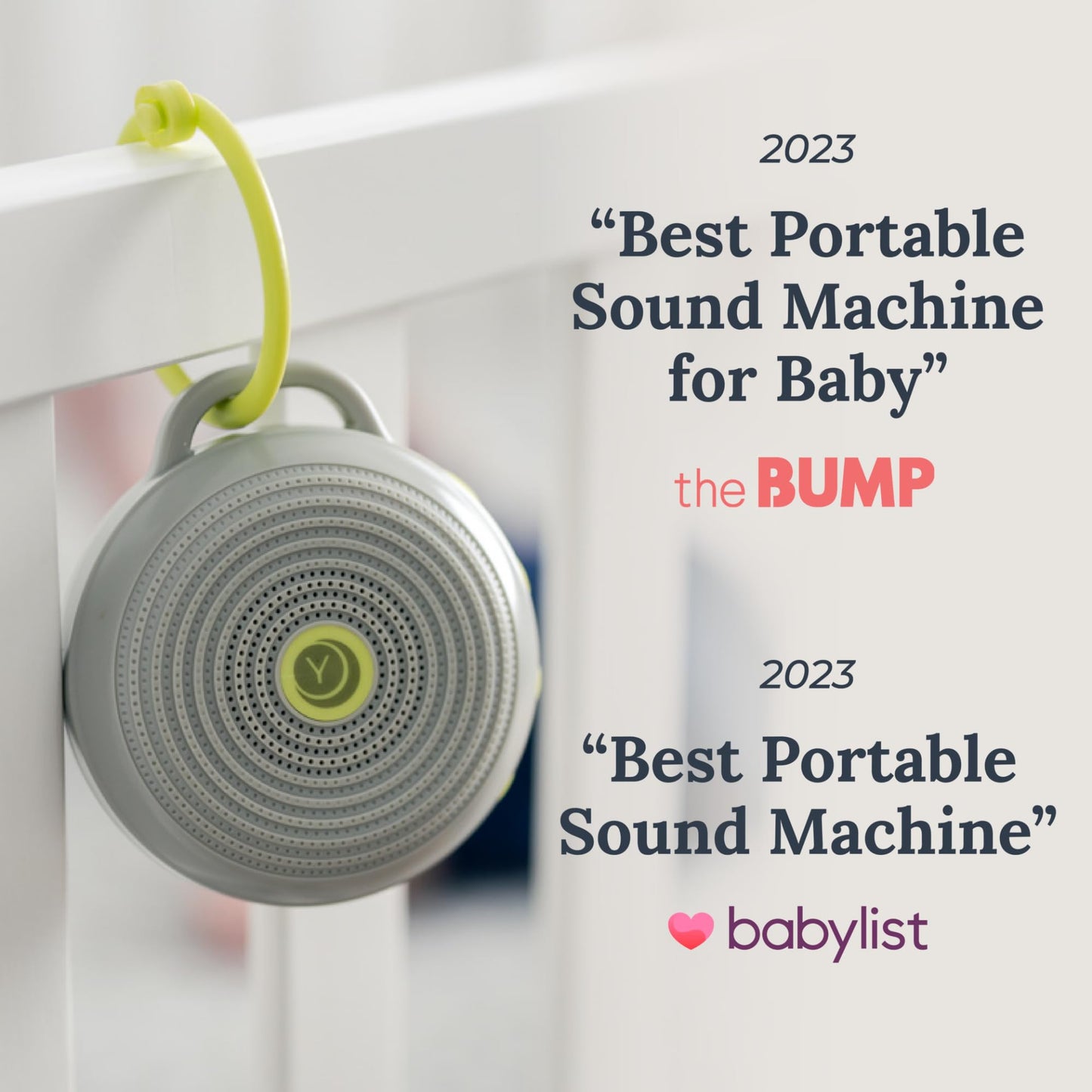 Yogasleep Hushh: Portable White Noise for Peaceful Sleep