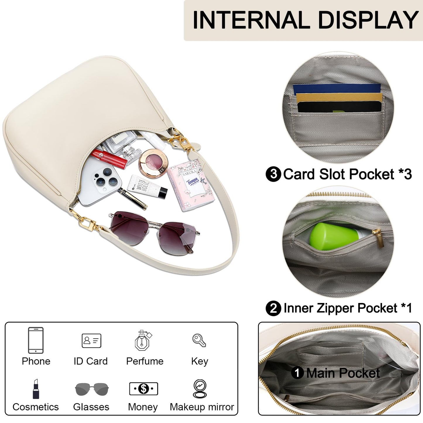 Chic Retro Hobo Bag - KKXIU Women's Purse Collection