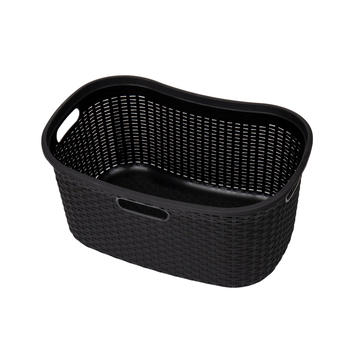 Ivory Wicker Mind Reader 40L Laundry Basket