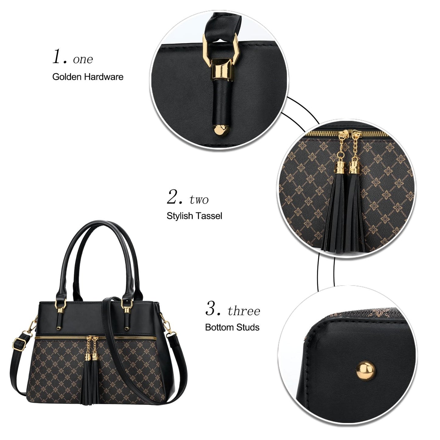 Luxe Leather Satchel & Crossbody Bags