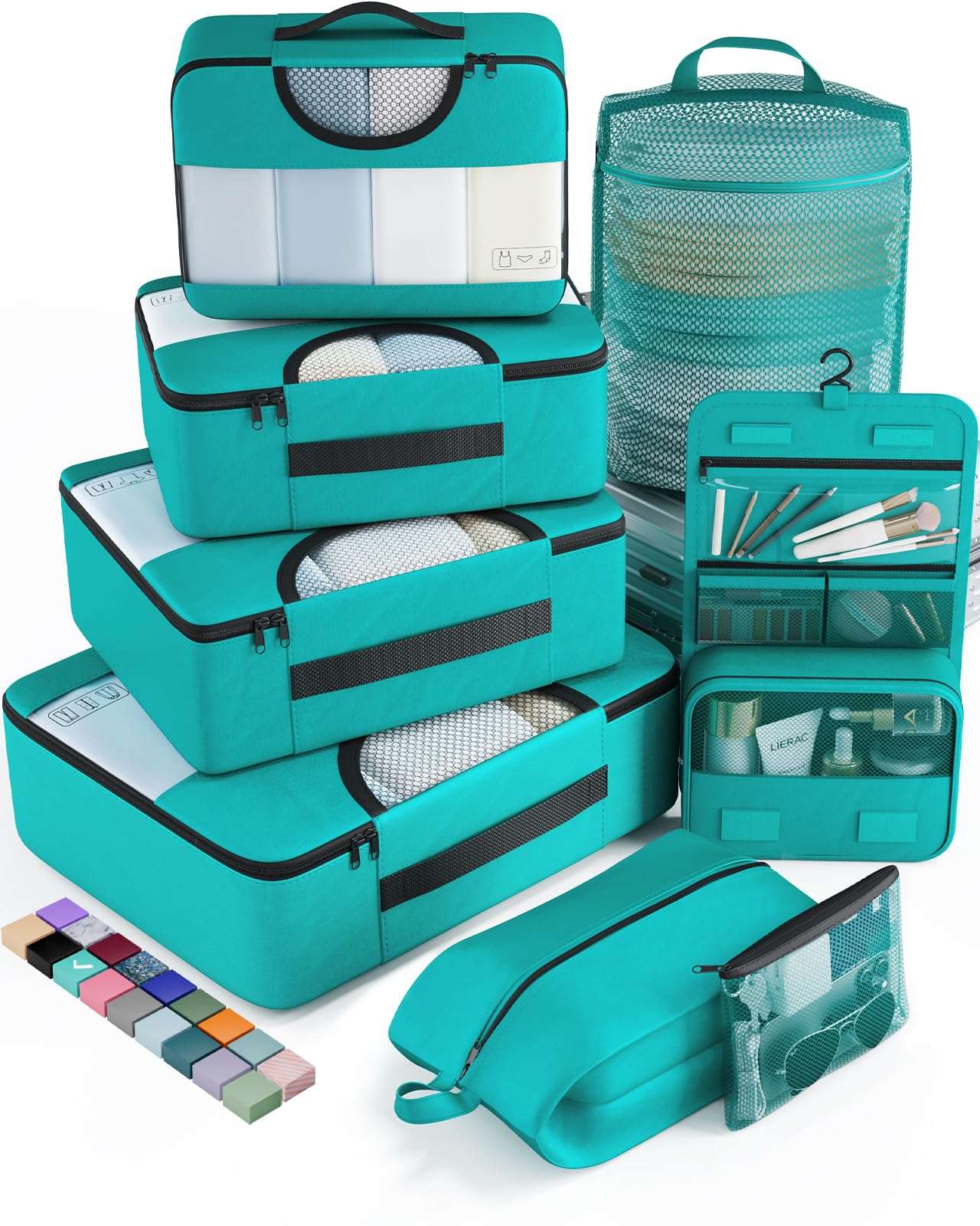 Veken Travel Cubes - 8 Piece Set