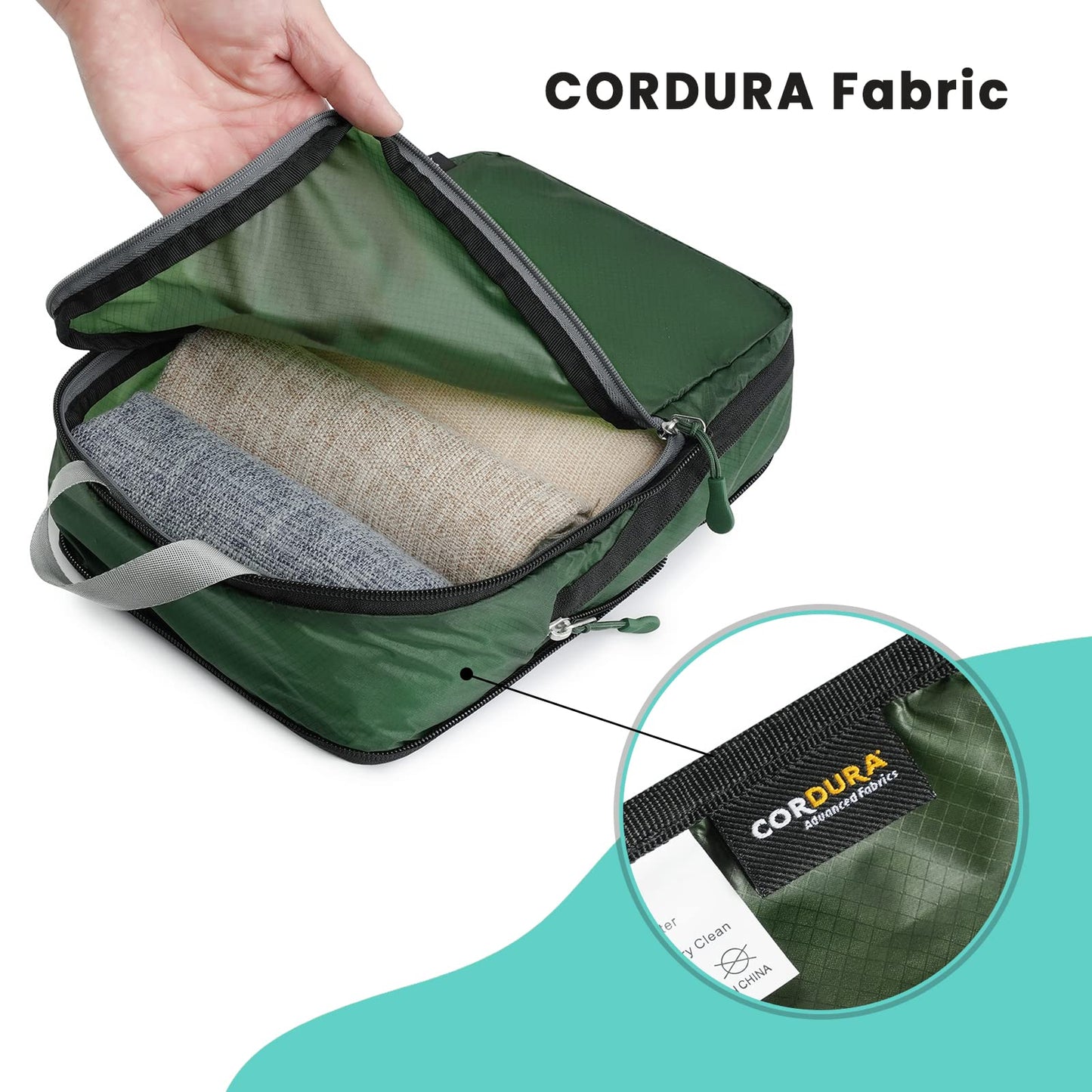 BAGAIL Travel Compression Cubes Set for Packing Ease