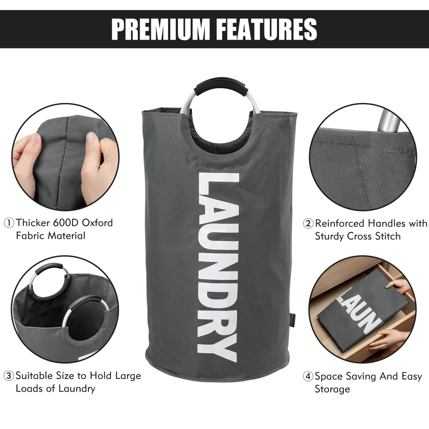 FoldAway Laundry Hamper