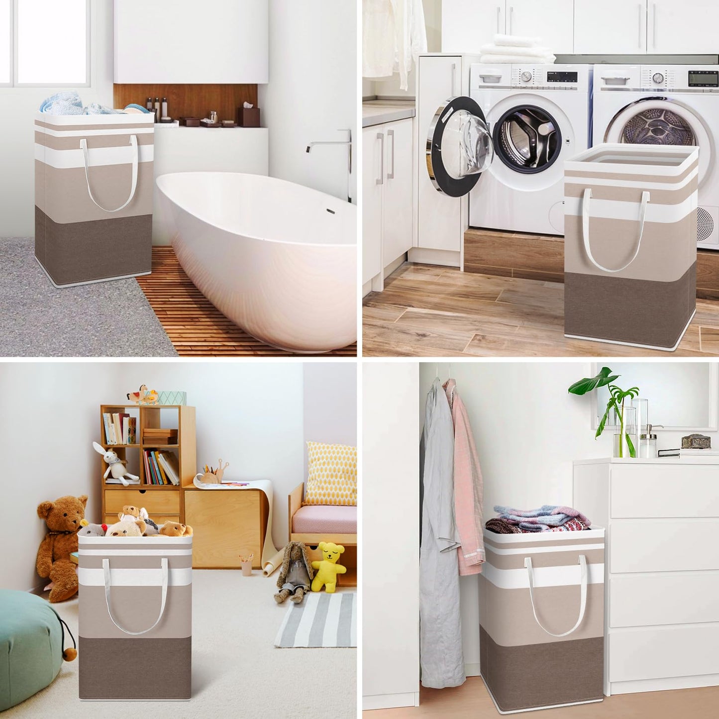 HomeHacks Duo Waterproof Laundry Baskets