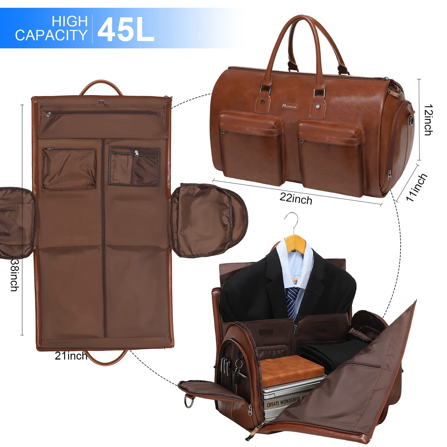 Modoker Travel Garment Bag - Versatile & Stylish