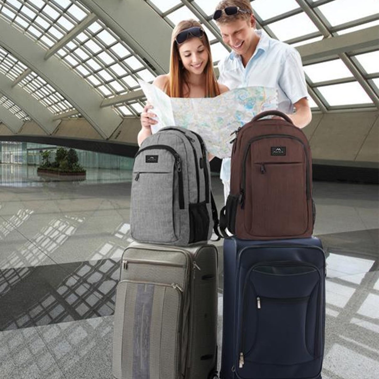 MATEIN SleekGuard Laptop Backpack with USB Port