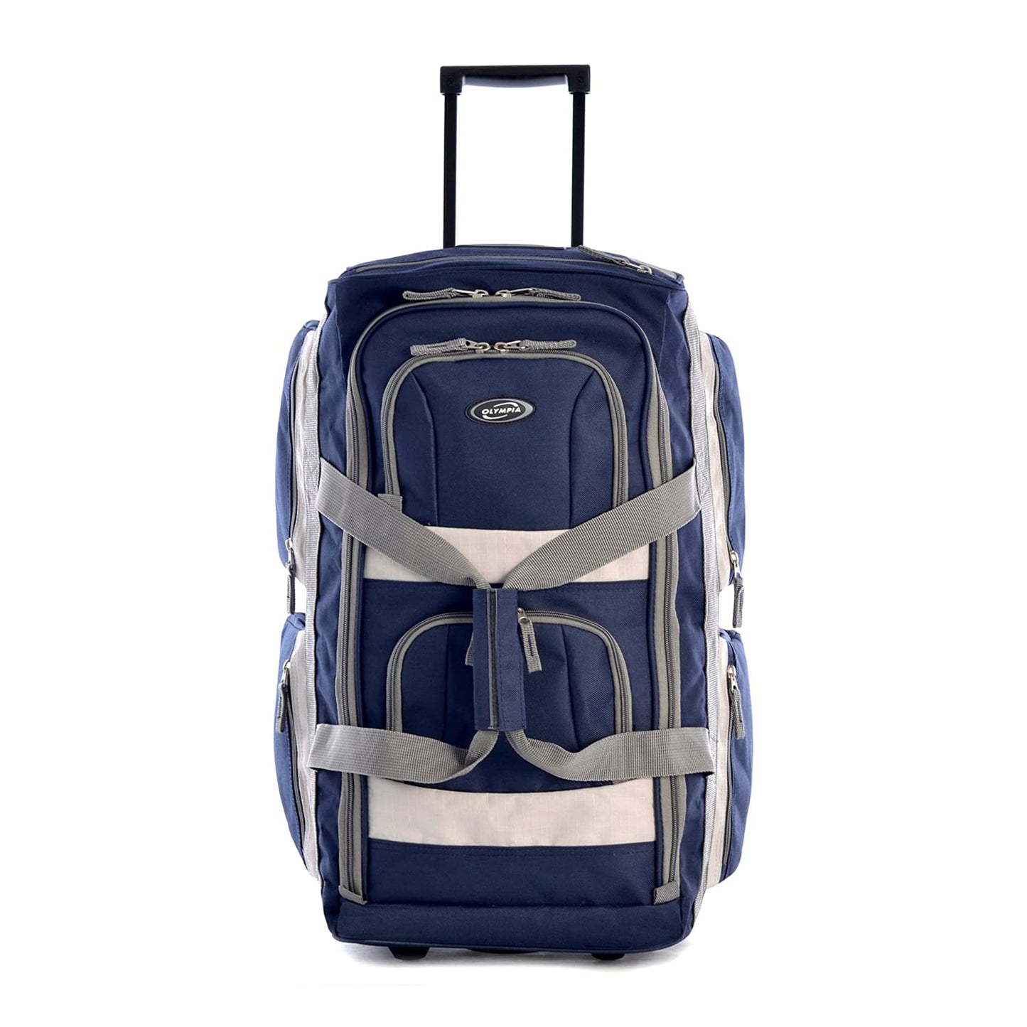 Olympia 22 Max Wheeled Duffel: 8-Pocket Water-Resist