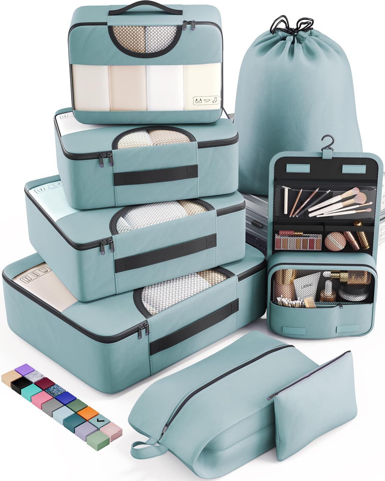 Veken Travel Cubes - 8 Piece Set