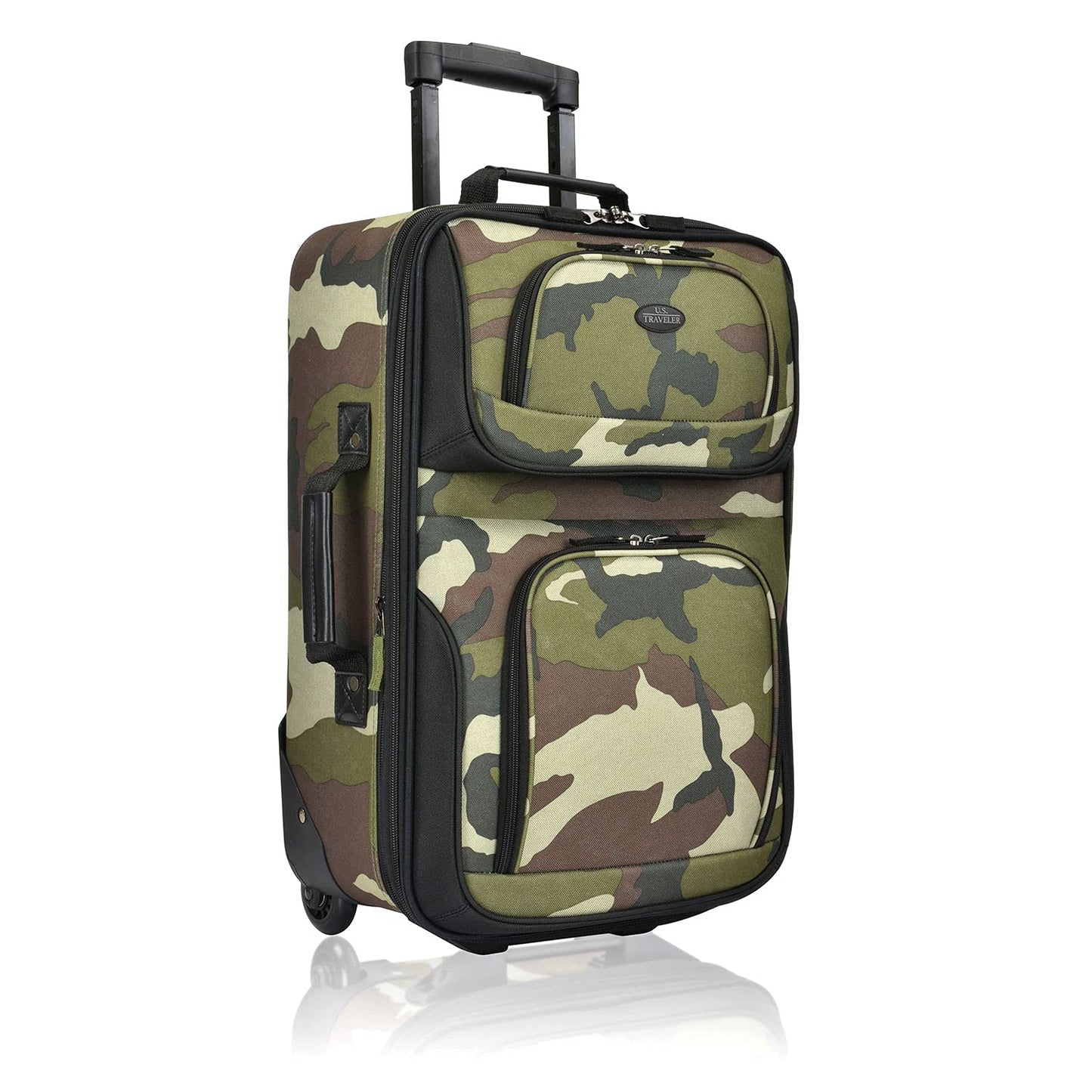 U.S. Traveler Rio Expandable Orange Carry-on