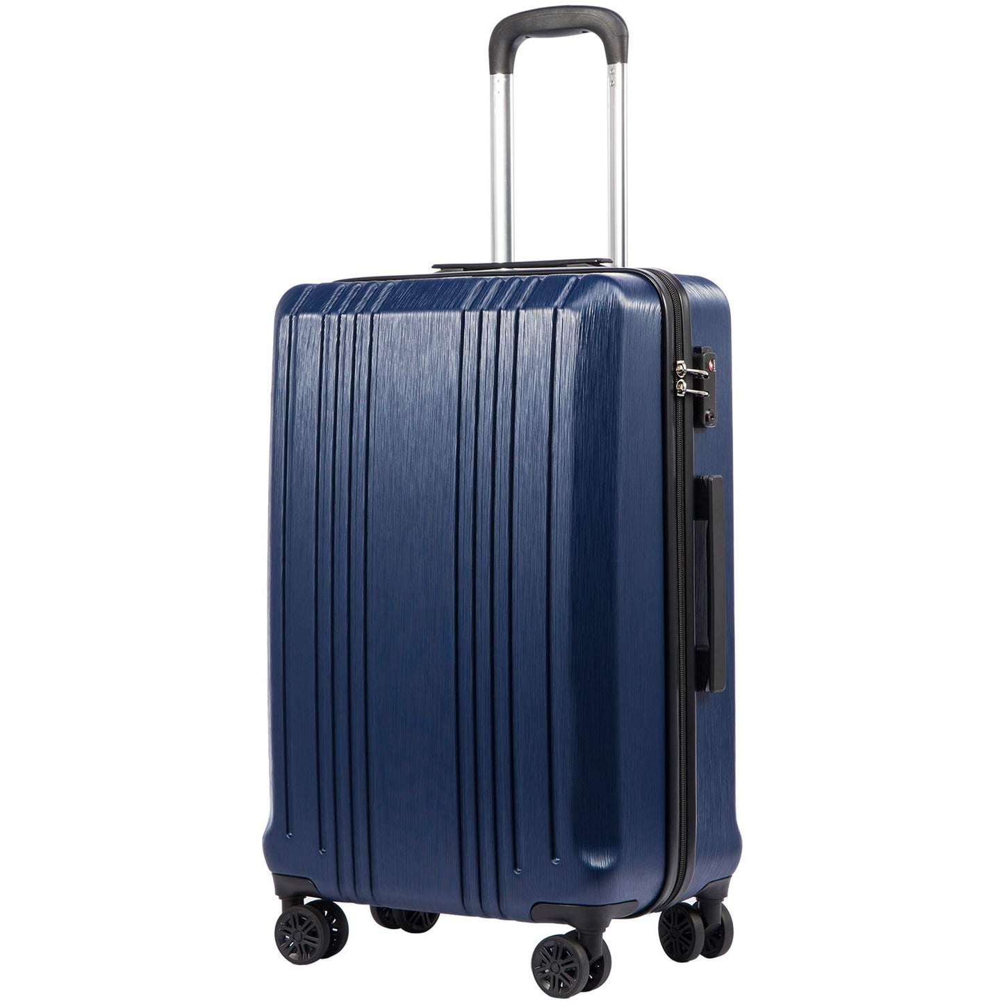 Coolife Expandable Spinner Luggage Set - 3 Piece